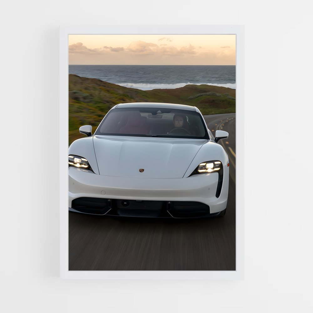 Poster splendide Taycan Turbo S – affiche Porsche (vue 3)